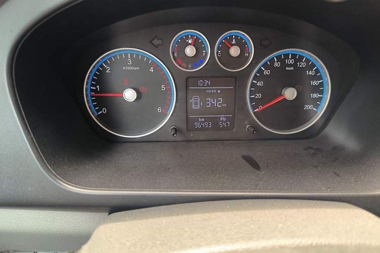 Used Foton Toano  Odometer Close Up