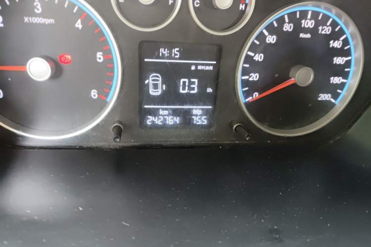 Used Foton Toano  Odometer Close Up