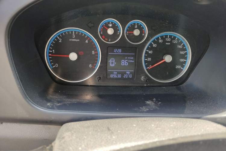 Used Foton Toano  Odometer Close Up