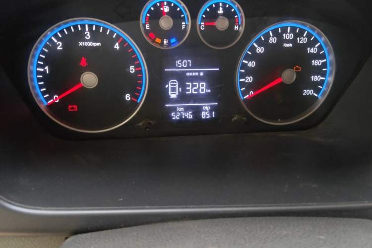 Used Foton Toano 2019 2.5T E54J25TC3 Odometer Close Up