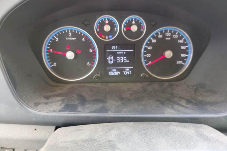 Used Foton Toano 2019 2.5T E54J25TC3 Odometer Close Up
