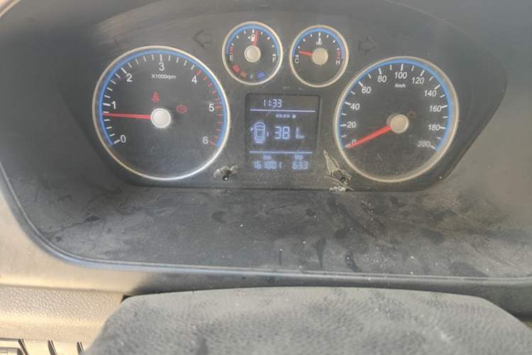 Used Foton Toano  Odometer Close Up