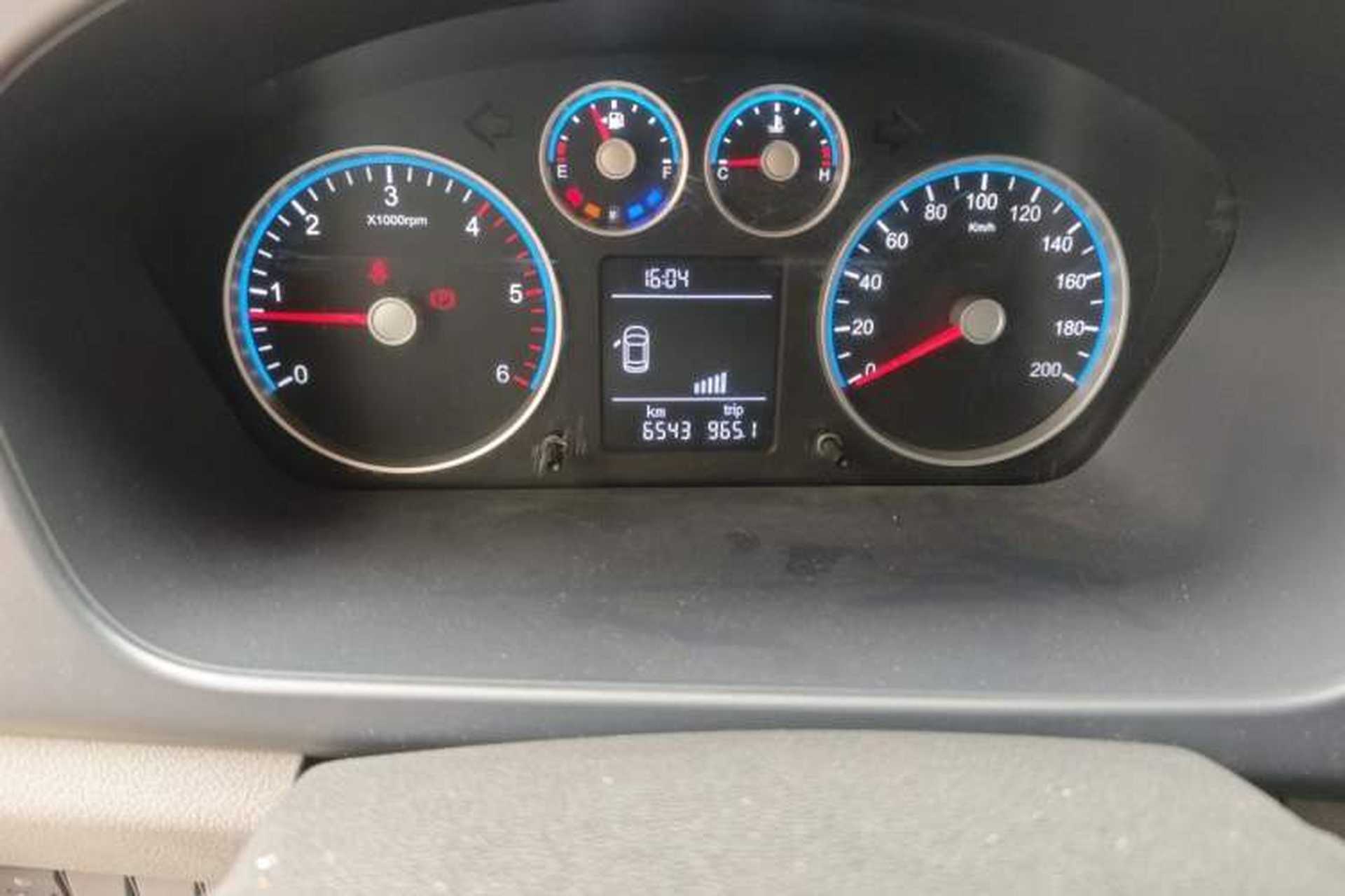 Used Foton Toano 2019 2.5T E54J25TC3 Odometer Close Up
