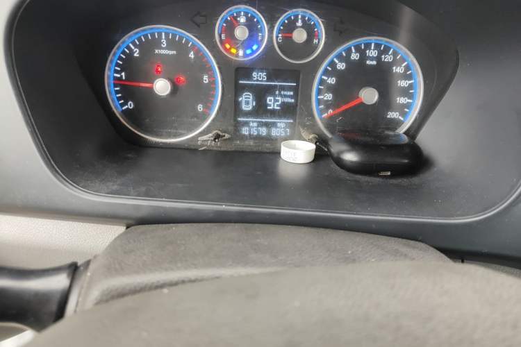 Used Foton Toano 2019 2.5T E7 (5.6 meters) 6-seater 4J25TC3 Odometer Close Up