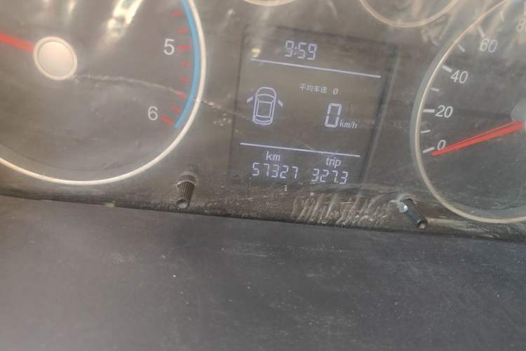 Used Foton Toano  Odometer Close Up