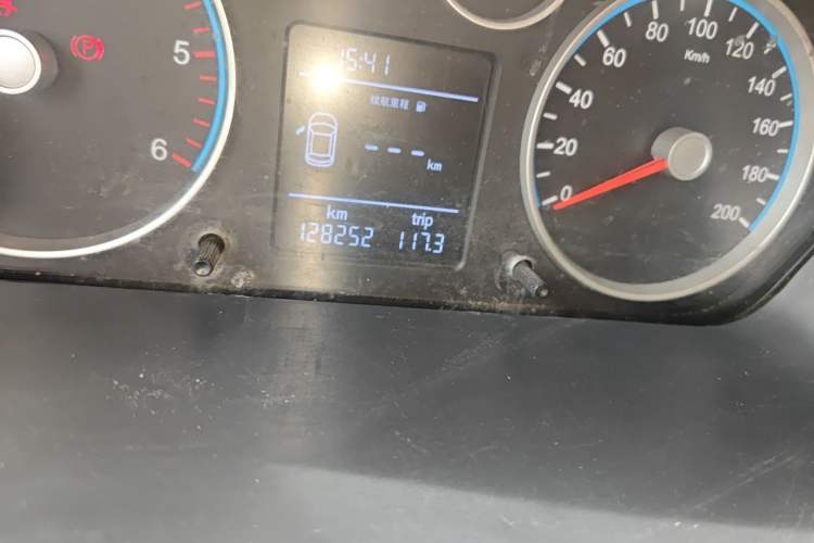 Used Foton Toano  Odometer Close Up