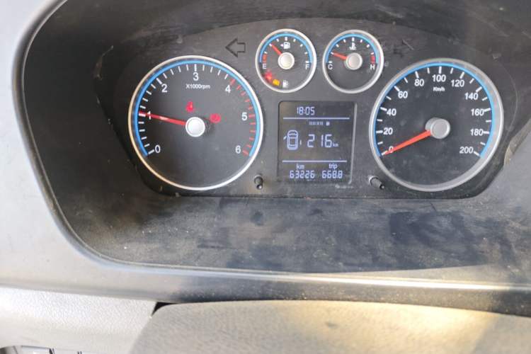 Used Foton Toano 2019 2.5T E54J25TC3 Odometer Close Up