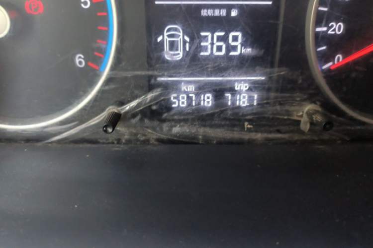 Used Foton Toano  Odometer Close Up