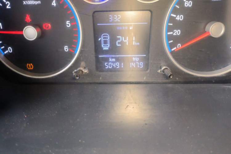 Used Foton Toano 2019 2.5T E54J25TC3 Odometer Close Up