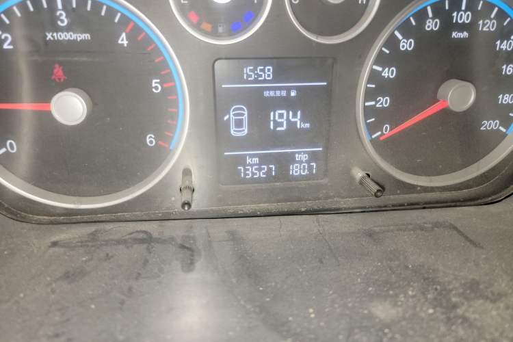 Used Foton Toano 2019 2.5T E54J25TC3 Odometer Close Up