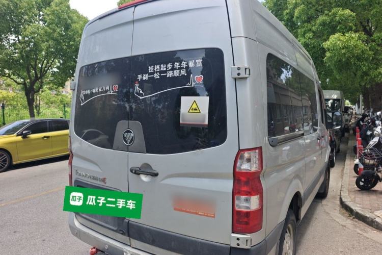 Used Foton Toano 2019 2.5T E5 Short Wheelbase Mid-Roof 5/6-Seater 4J25TC3 Rear Right 45 Deg