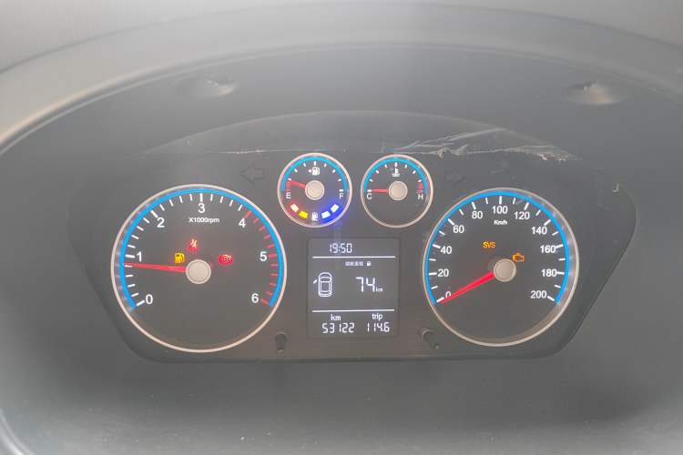 Used Foton Toano 2019 2.5T Flat-Top 5-Seater Open-Window 4J25TC3 Instrument Cluster