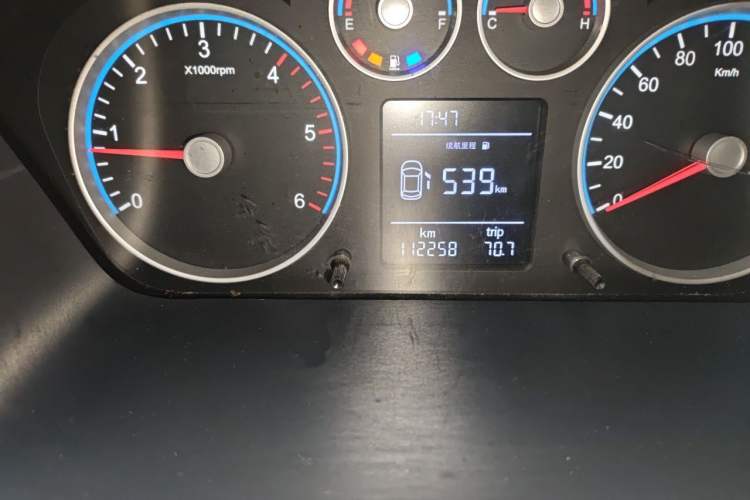 Used Foton Toano 2019 2.5T E54J25TC3 Odometer Close Up