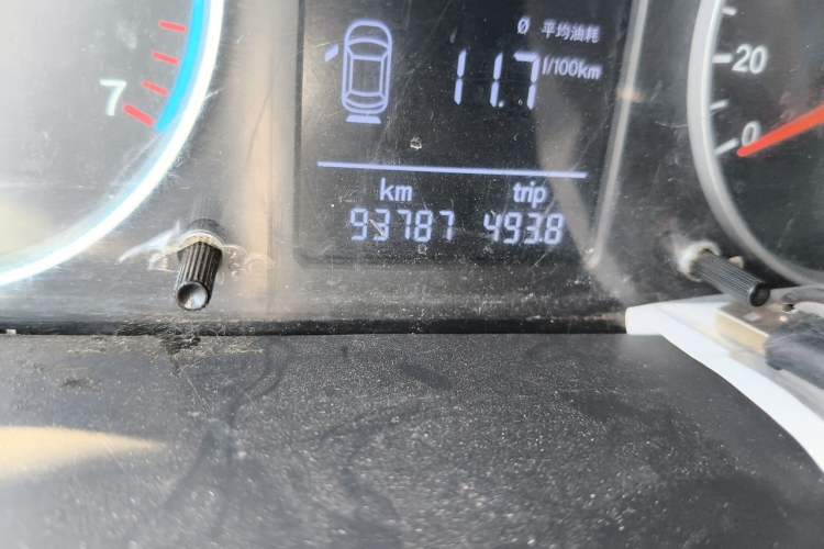 Used Foton Toano 2019 2.0T E Short Wheelbase 5/6-Seater 4G20TI2 Odometer Close Up