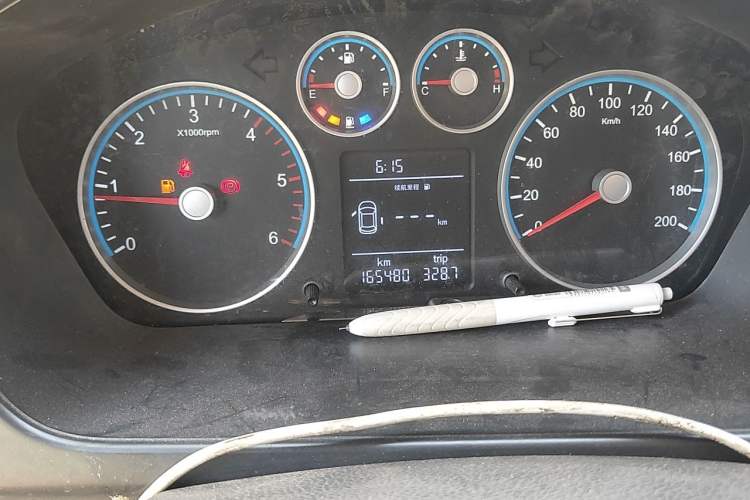 Used Foton Toano  Odometer Close Up