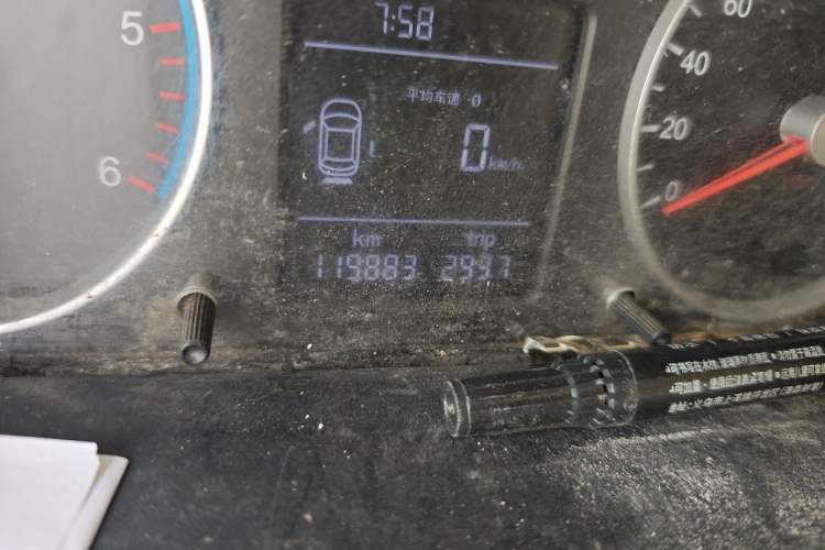 Used Foton Toano  Odometer Close Up