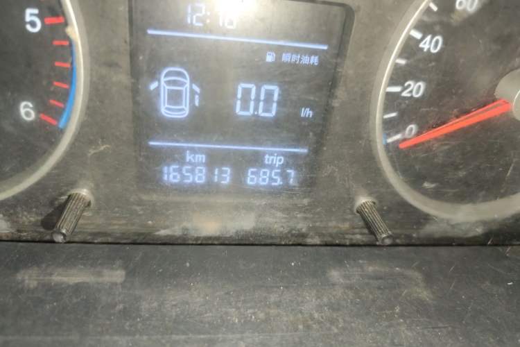 Used Foton Toano  Odometer Close Up