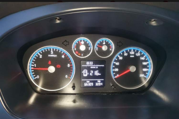 Used Foton Toano 2019 2.5T E54J25TC3 Odometer Close Up