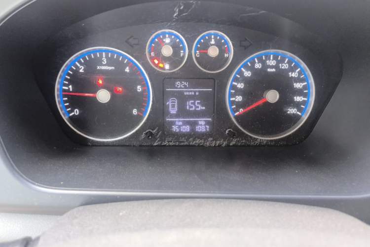 Used Foton Toano 2020 2.5T Manual Tongtu Short Wheelbase Mid-Roof 5/6-Seater 4J25TC3 Odometer Close Up
