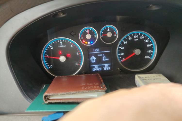 Used Foton Toano  Odometer Close Up