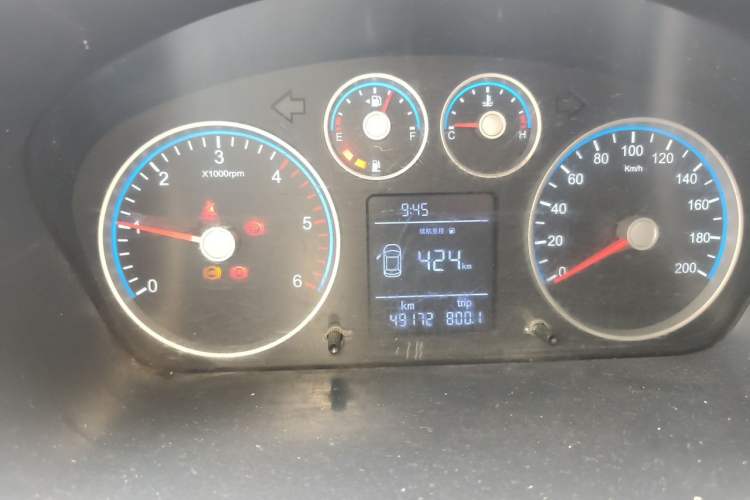 Used Foton Toano 2020 2.5T Manual Tongtu Short Wheelbase Mid-Roof 3-Seat 4J25TC3 Instrument Cluster