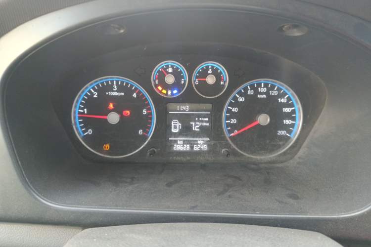 Used Foton Toano 2020 2.5T Manual Tongtu Short Wheelbase Mid-Roof 5/6-Seater 4J25TC3 Instrument Cluster