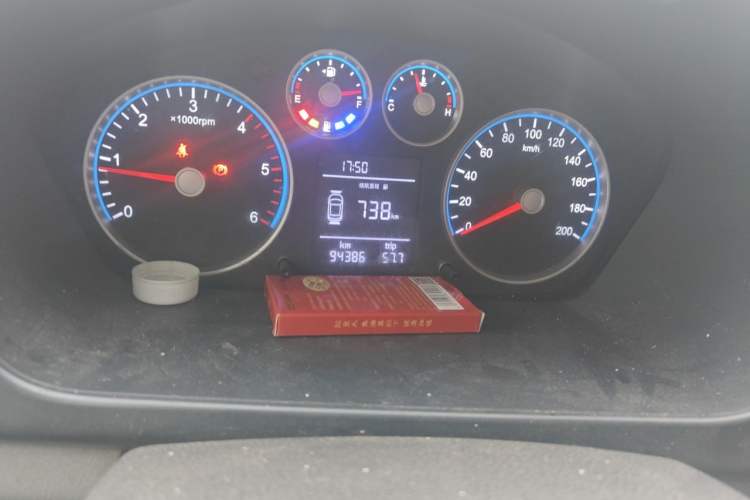 Used Foton Toano  Odometer Close Up