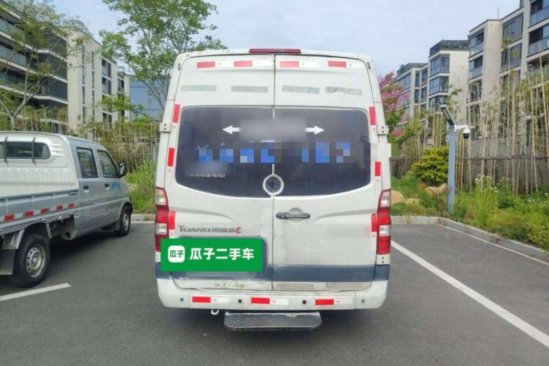 Used Foton Toano 2020 2.5T Manual Transmission Tongtu Long Wheelbase Mid-Roof 3-Seat 4J25TC3 Rear