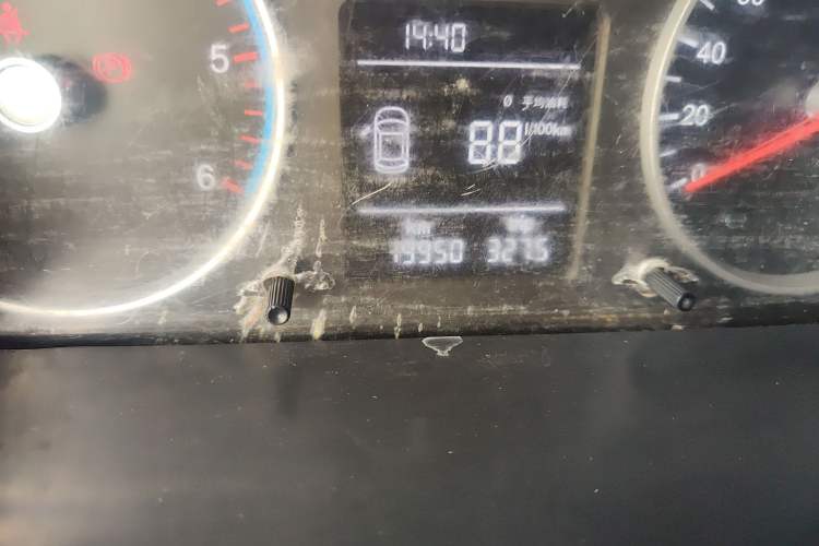 Used Foton Toano 2021 2.0T Manual Tongtu Short Wheelbase Mid-Height 5/6-Seater 4F20TC3 Odometer Close Up