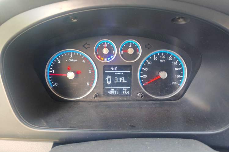 Used Foton Toano 2021 2.0T Manual Tongtu Short Wheelbase Flat Roof 5/6-Seater 4F20TC3 Instrument Cluster