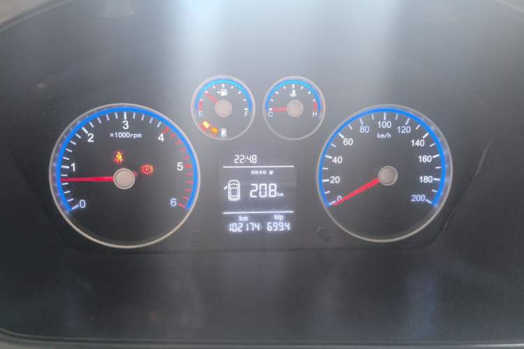 Used Foton Toano 2021 2.0T Manual Tongtu Short Wheelbase Mid-Height 5/6-Seater 4F20TC3 Instrument Cluster