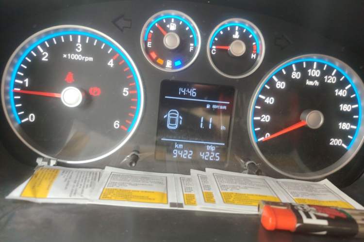 Used Foton Toano 2021 2.0T Manual Tongtu Short Wheelbase Mid-Height 5/6-Seater 4F20TC3 Instrument Cluster