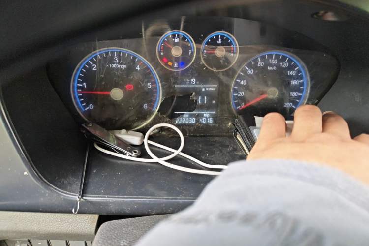 Used Foton Toano  Odometer Close Up