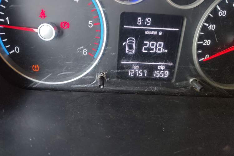 Used Foton Toano 2021 2.0T Manual Tongtu Long-Wheelbase Mid-Roof 3-Seater 4F20TC3 Odometer Close Up