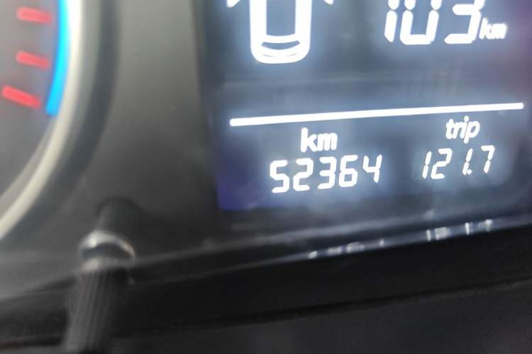 Used Foton Toano 2021 2.0T Manual Tongtu Short Wheelbase Flat Roof 5/6-Seater 4F20TC3 Odometer Close Up