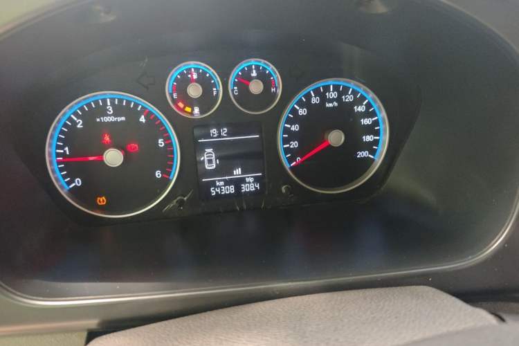 Used Foton Toano 2021 2.0T Manual Tongtu Long Wheelbase Mid-Height 5/6/7-Seater 4F20TC3 Odometer Close Up