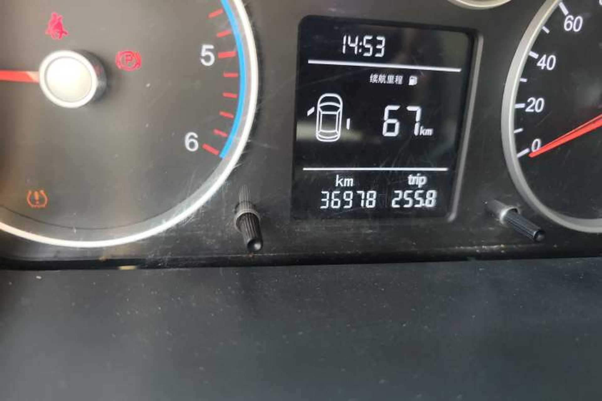 Used Foton Toano 2021 2.0T Manual Tongtu Short Wheelbase Mid-Height 5/6-Seater 4F20TC3 Odometer Close Up
