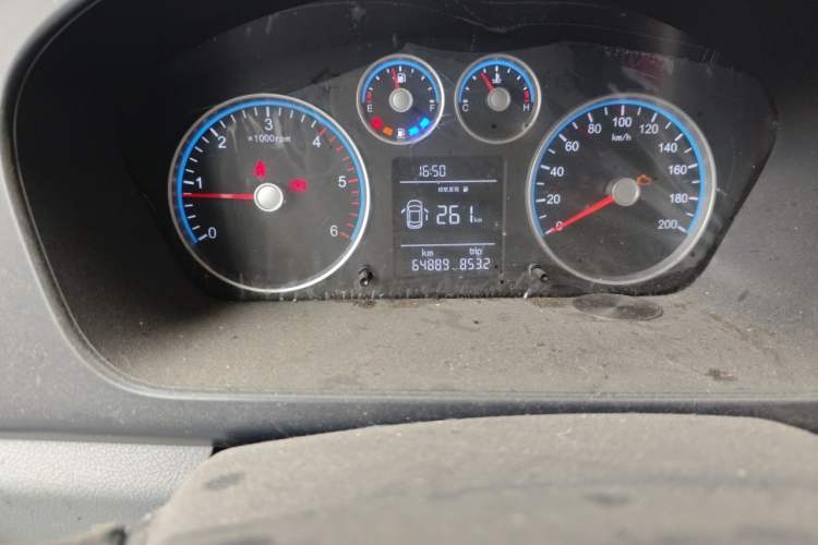 Used Foton Toano 2021 2.0T Manual Tongtu Long Wheelbase Mid-Height 5/6/7-Seater 4F20TC3 Odometer Close Up