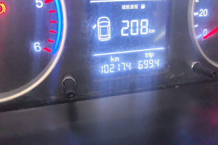 Used Foton Toano 2021 2.0T Manual Tongtu Short Wheelbase Mid-Height 5/6-Seater 4F20TC3 Odometer Close Up