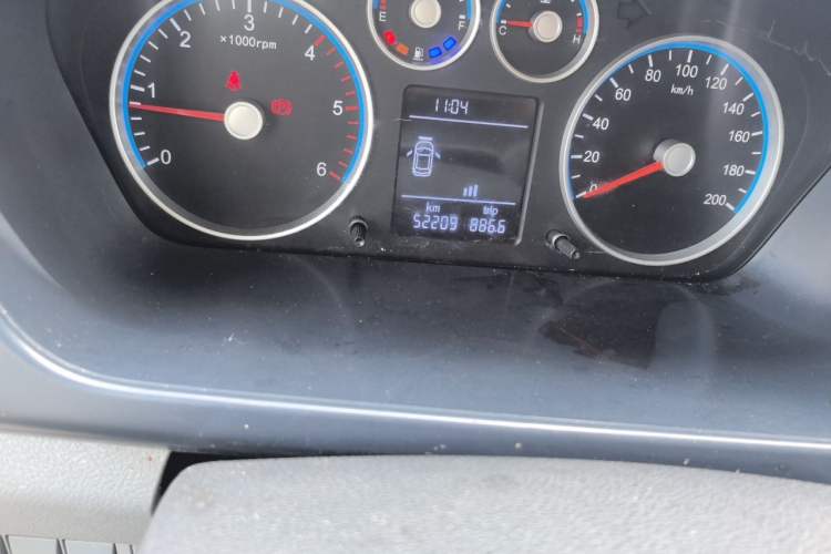 Used Foton Toano 2021 2.0T Manual Tongtu Short Wheelbase Flat Roof 5/6-Seater 4F20TC3 Odometer Close Up