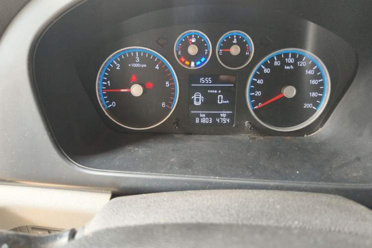 Used Foton Toano 2021 2.0T Manual Tongtu Long Wheelbase Mid-Height 5/6/7-Seater 4F20TC3 Odometer Close Up