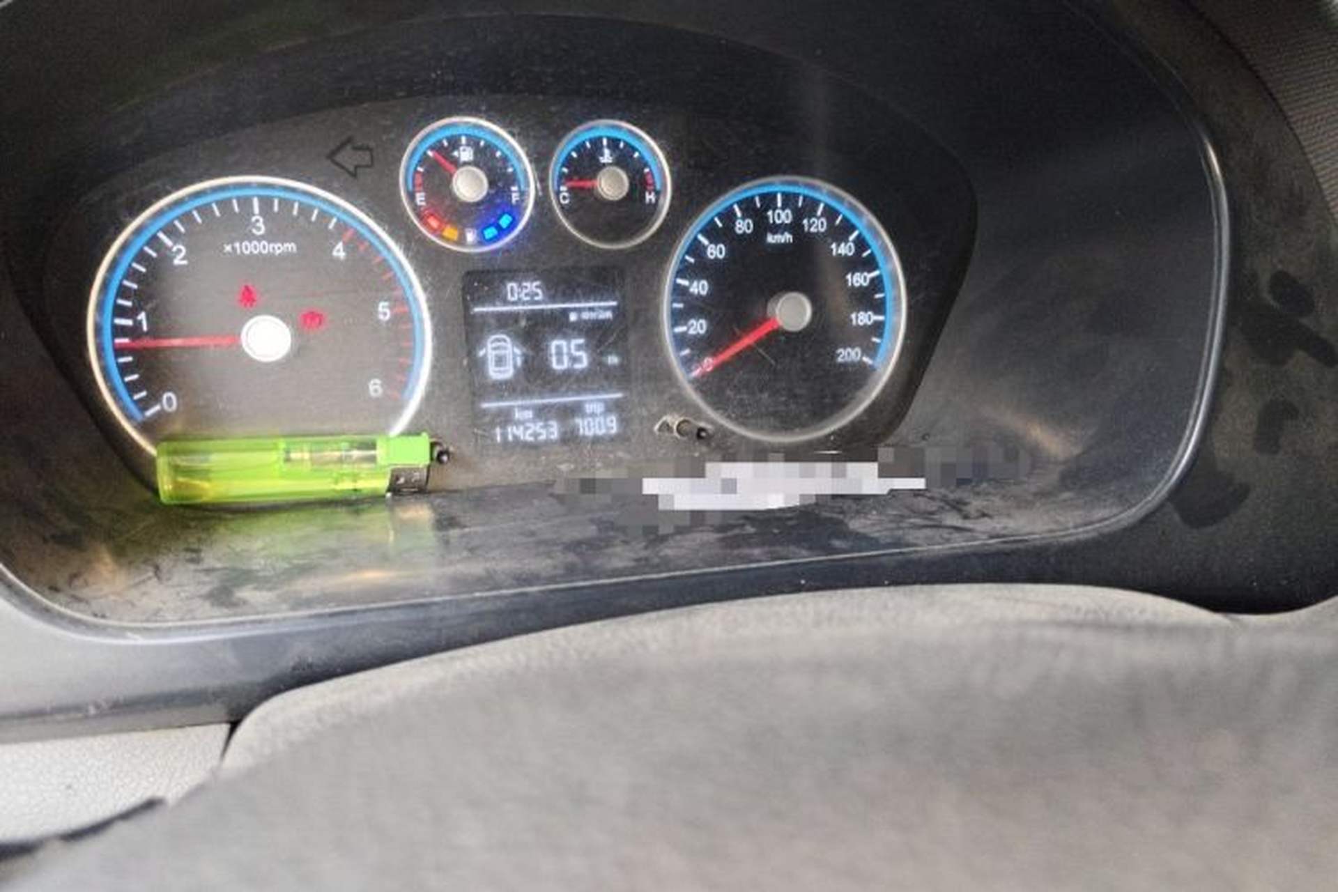 Used Foton Toano 2021 2.0T Manual Tongtu Long Wheelbase Mid-Height 5/6/7-Seater 4F20TC3 Odometer Close Up