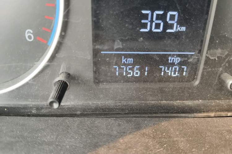 Used Foton Toano 2021 2.0T Manual Tongtu Long Wheelbase Mid-Height 5/6/7-Seater 4F20TC3 Odometer Close Up