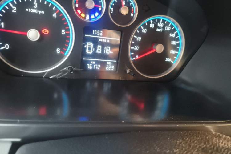 Used Foton Toano 2021 2.0T Manual Tongtu Short Wheelbase Mid-Height 3-Seater 4F20TC3 Odometer Close Up