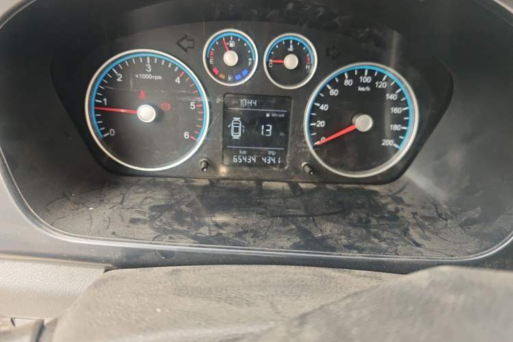 Used Foton Toano 2021 2.0T Manual Tongtu Short Wheelbase Flat Roof 5/6-Seater 4F20TC3 Odometer Close Up