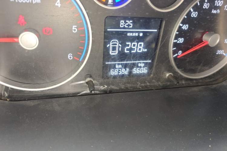 Used Foton Toano 2021 2.0T Manual Tongtu Long-Wheelbase Mid-Roof 3-Seater 4F20TC3 Odometer Close Up