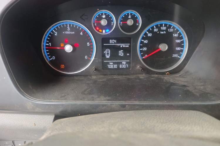 Used Foton Toano 2021 2.0T Manual Tongtu Short Wheelbase Mid-Height 5/6-Seater 4F20TC3 Odometer Close Up