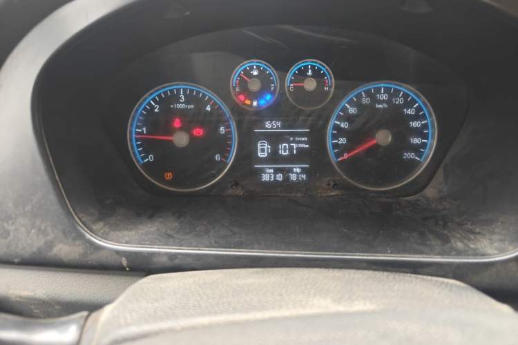 Used Foton Toano 2021 2.0T Manual Tongtu Short Wheelbase Mid-Height 5/6-Seater 4F20TC3 Odometer Close Up