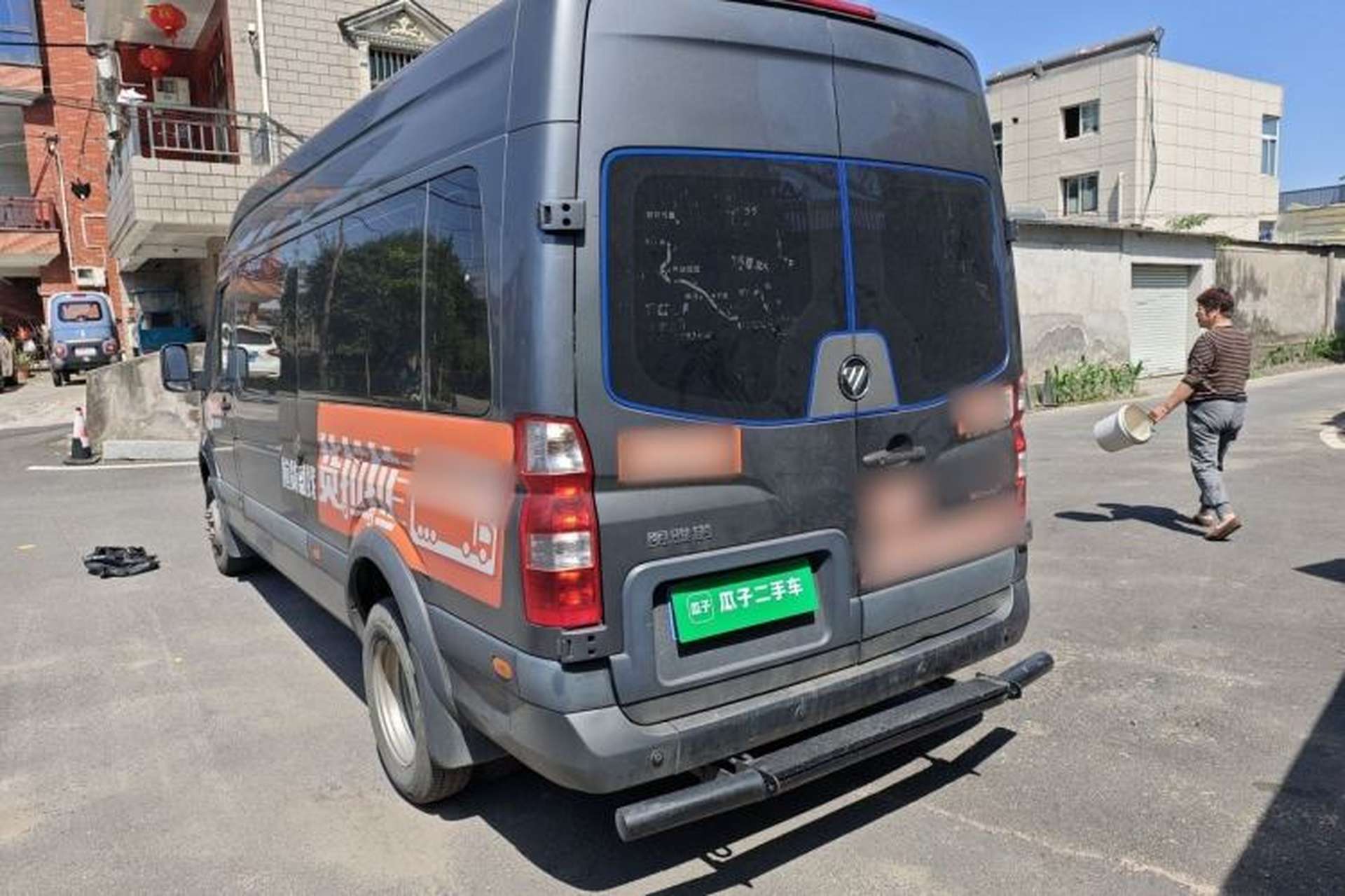 Used Foton Toano 2021 2.8T Manual Tongtu Extended-Wheelbase Mid-Roof 6/7-Seater F2.8 NS6B177L Rear Left 45 Deg