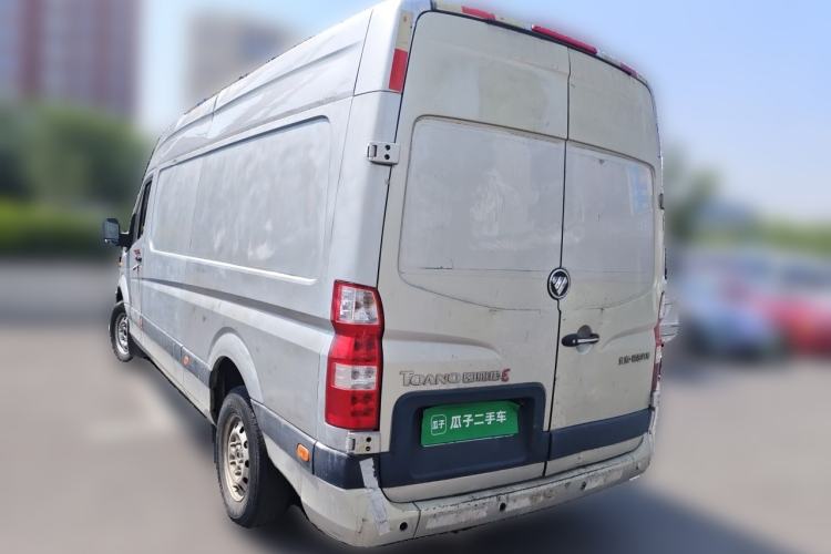 Used Foton Toano 2021 2.8T Manual Tongtu Long-Wheelbase Mid-Roof 3-Seater F2.8NS6B177L Rear Left 45 Deg